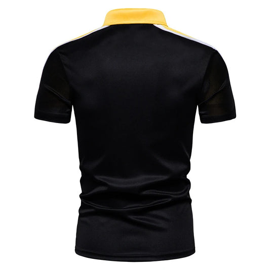 2025 New Men's Short sleeved Polo Shirt Fashion Spring New Casual Sports Top