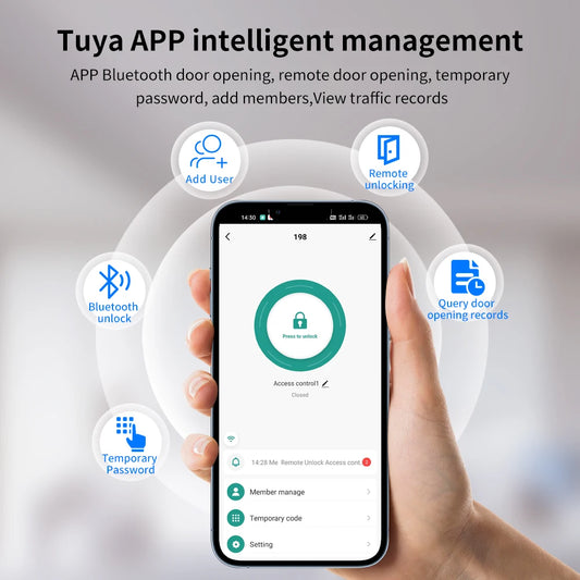 5 inch Touch Screen Server WIFI Tuya Face Recognition Fingerprint Access Control With RFID Reader Face Time Attendance Machine